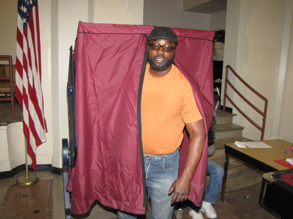 “If you don’t vote, you aren’t a citizen, I feel,” said Anthony Chatman, 50, a resident of NCC Douglas Homes, after casting his vote.