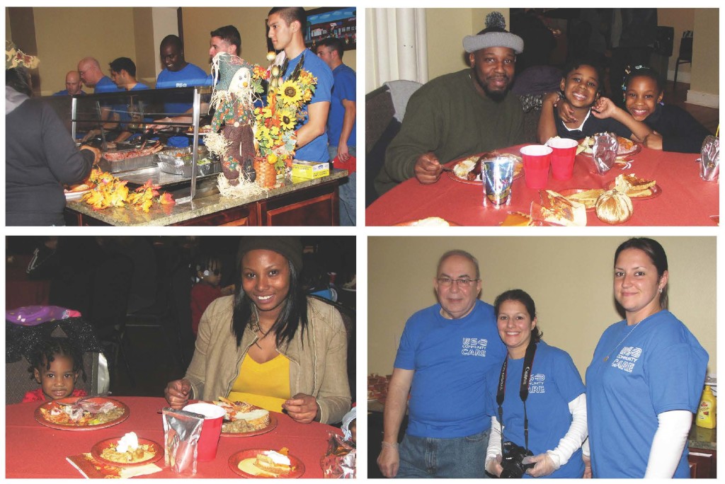Volunteers from WithumSmith+Brown, a longtime supporter of New Community, provided a delicious Thanksgiving dinner for families staying at Harmony House, a transitional housing facility for the homeless. More than 120 Harmony House residents received a meal, which was served by WithumSmith+Brown staff, at the festively decorated St. Joseph Plaza during the week of Thanksgiving.