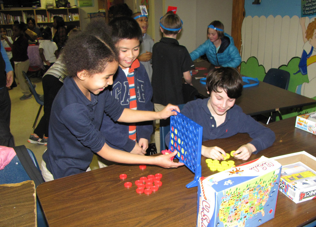 Pingry at Harmony House Connect Four game