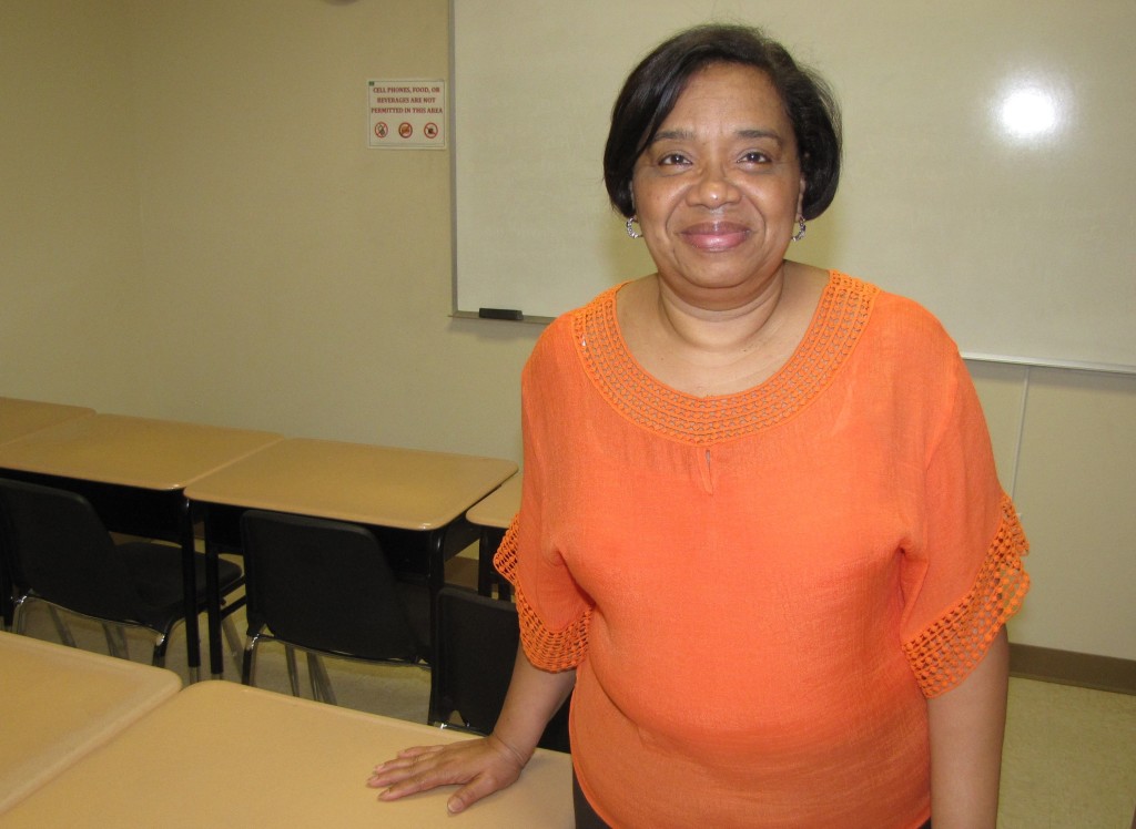 Victoria Peguero has taught English language learners at the NCC Adult Learning Center for nine years. 