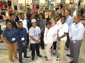 A group of young people from Newark were selected this summer to intern at Kicks USA, an urban footwear and apparel retailer, to learn job skills.