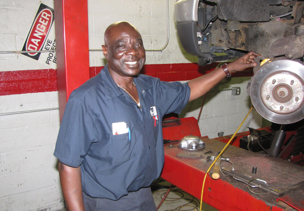 Instructor John Zaccheus has launched many careers in the auto industry from NCC’s Automotive Training Center.