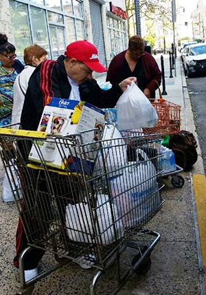 Walmart trip Douglas Homes seniors carts