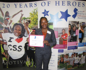 JoAnn Williams-Swiney, director of the New Community Family Resource Success Center, was honored as a nominee for the Russ Berrie Making A Difference Award.