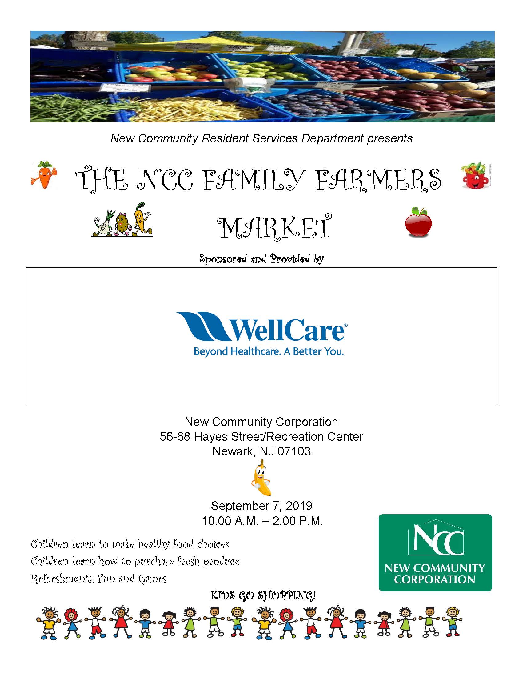 You are currently viewing NCC Family Farmers Market Set for Sept. 7
