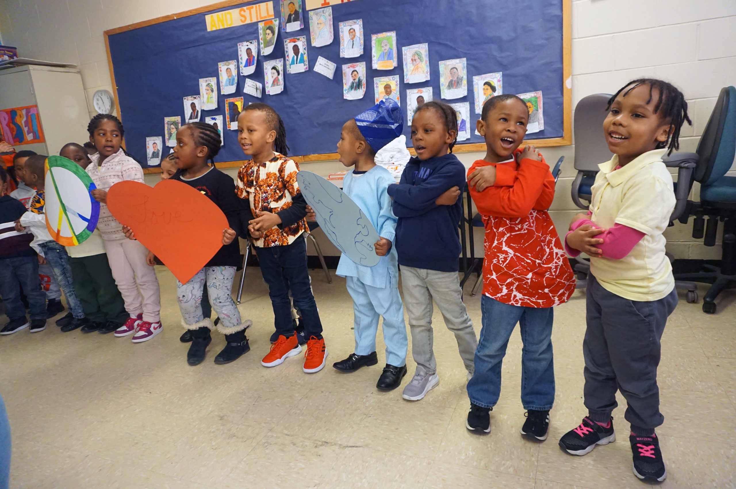 HHELC Cultural Diversity Day 2020 Pre K Class Performing Song