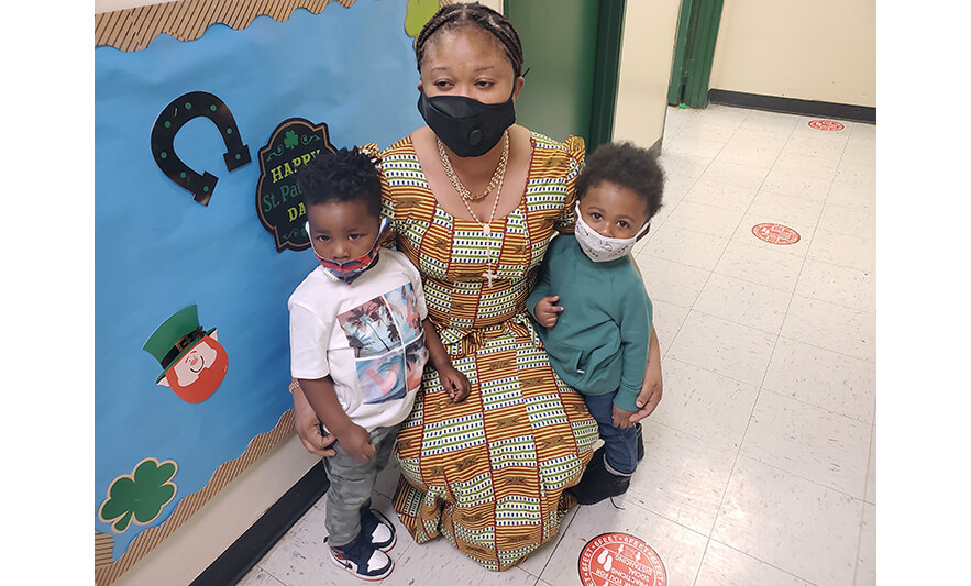 HHELC Black History Month 2021 Woman with 2 Kids for Web