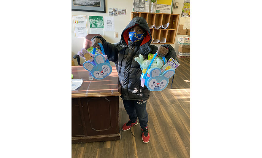 Families Easter Baskets 2021 Boy with 2 Baskets for Web