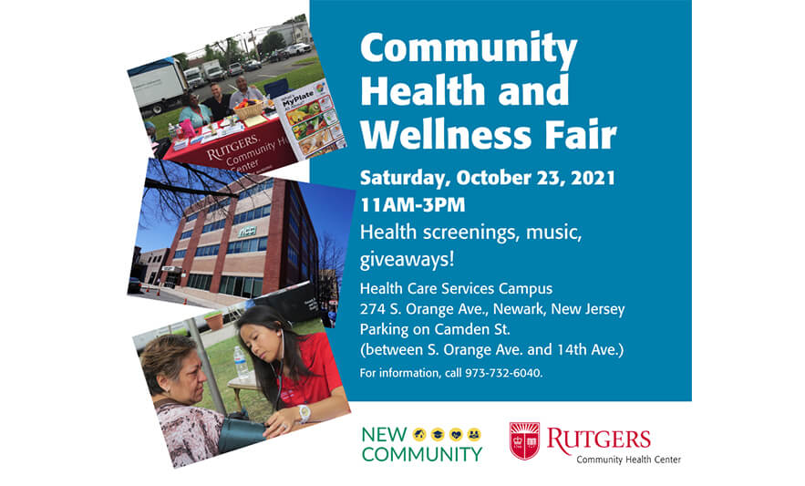 You are currently viewing New Community and Rutgers Community Health Center to Host Community Health and Wellness Fair