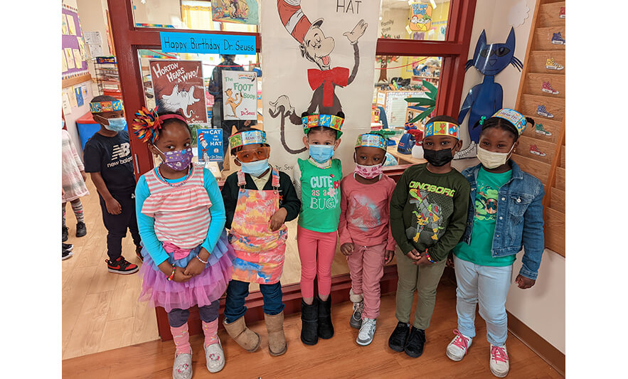 CHELC Dr. Seuss Celebration 2022 Kids in headbands for web