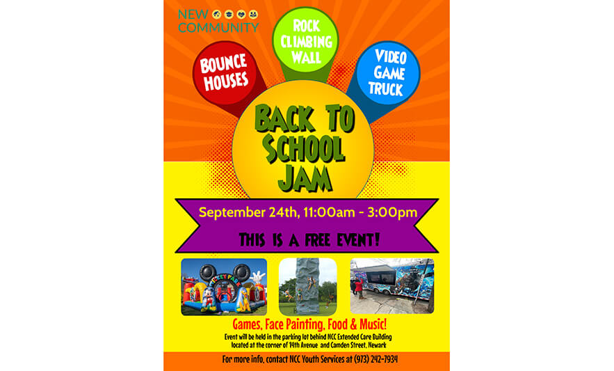 Read more about the article New Community Back to School Jam