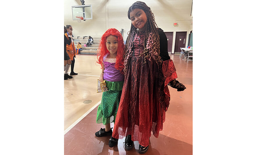 Youth Services Halloween Party 10-29-2022 Mermaid and vampire for web