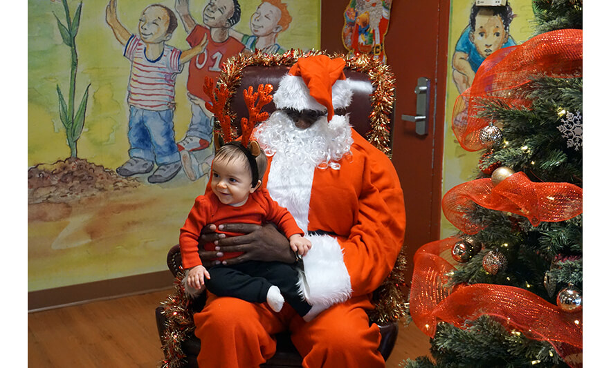 CHELC Santa Visit 12-16-2022 Infant Smiling for web