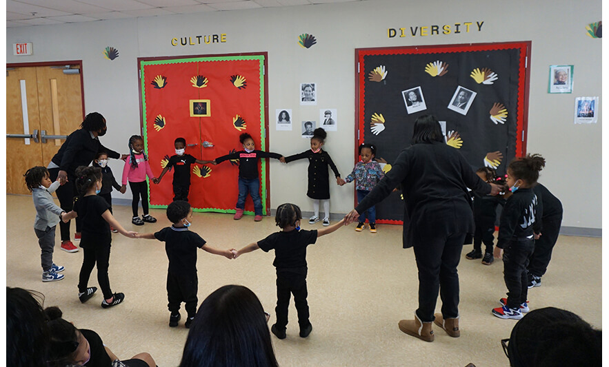 CHELC Black History Month Program 2-24-2023 Class in a circle for web