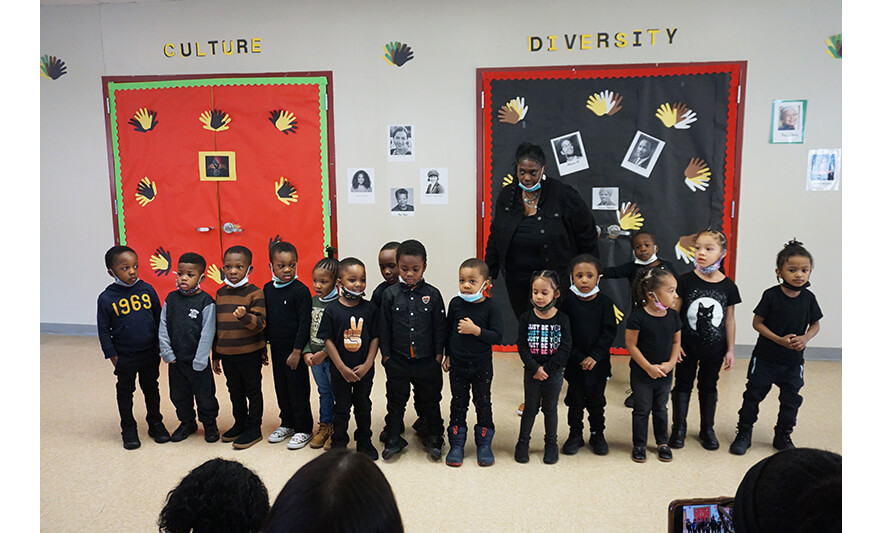 CHELC Black History Month Program 2-24-2023 Class singing for web