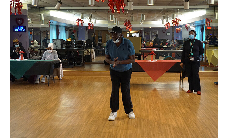 Extended Care Black History Month Celebration 2-17-2023 Second resident singing for web