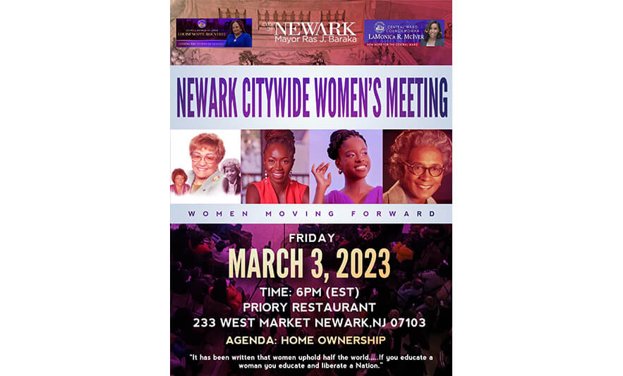 You are currently viewing New Community to Host Next Newark Citywide Women’s Meeting at Headquarters March 3