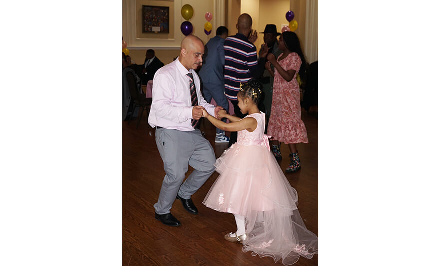 Father-Daughter Dance 4-29-2023 Girl in pink dancing with dad for web