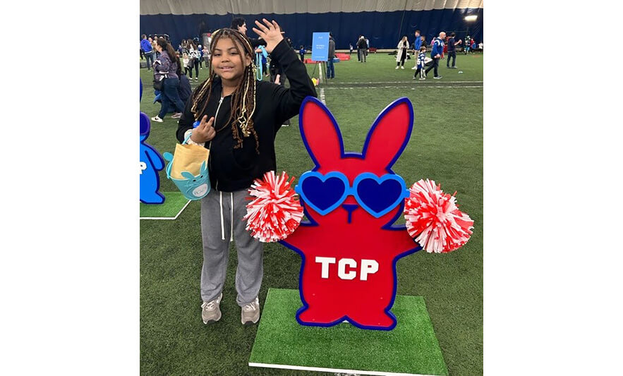 cpt – Girl with Easter Bunny Cheerleader for web