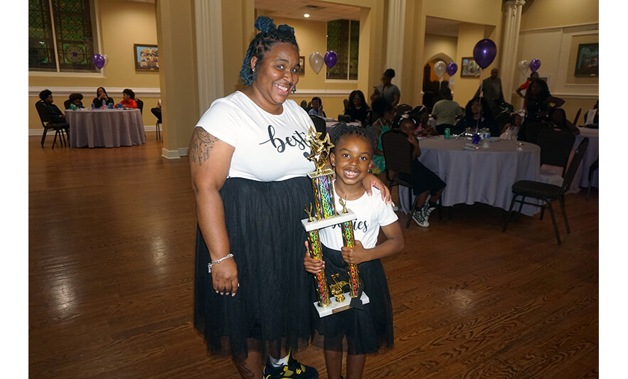 Youth Services Sneaker Ball Gala 6-10-2023 Besties dance contest winners for web