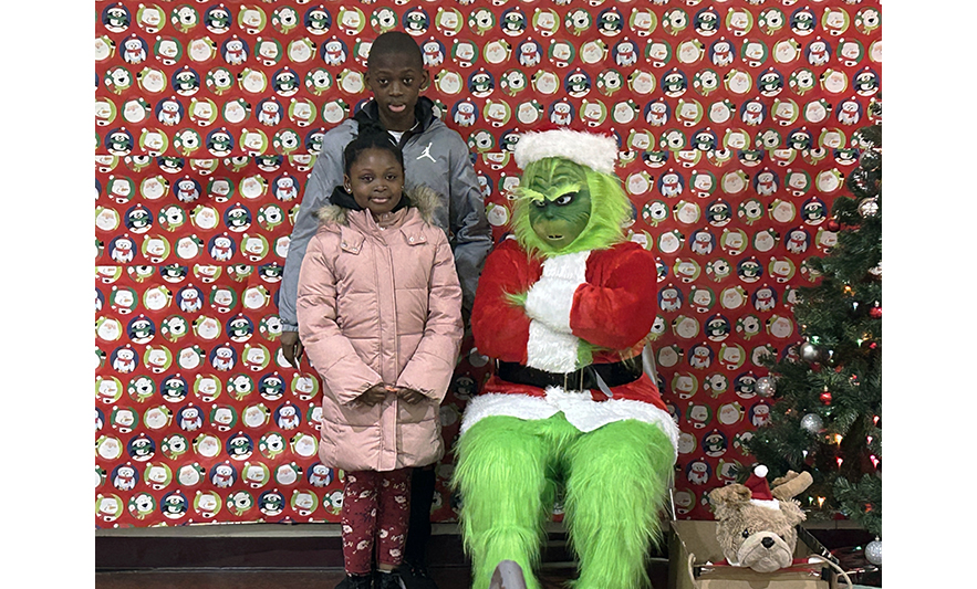 Youth Services Breakfast with the Grinch 12-16-2023 Duo with Grinch for web