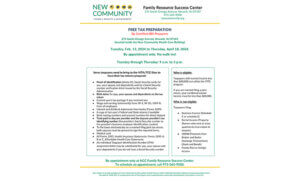 Read more about the article New Community Family Resource Success Center Offers Free Tax Prep