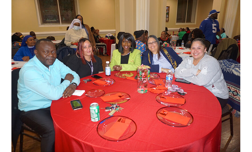 NCC Employee Holiday Party 12-14-2023 Simone Gagneron at Property Management table for web