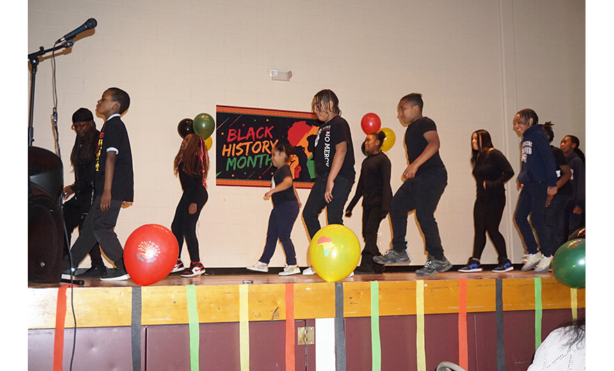 Youth Services Black History Month 3-1-2024 End dance for web