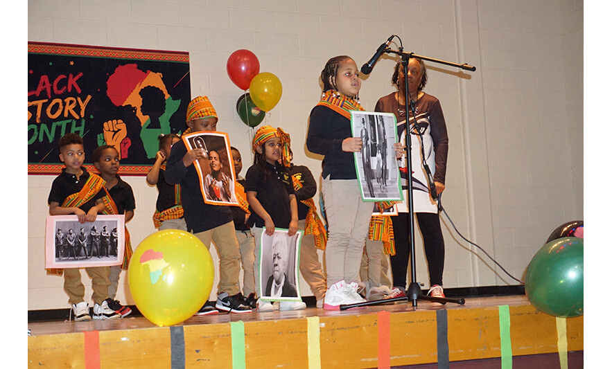 Youth Services Black History Month 3-1-2024 Kindergarten class 1 for web