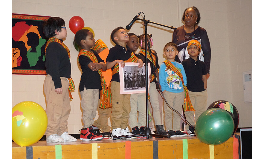 Youth Services Black History Month 3-1-2024 Kindergarten class 2 for web